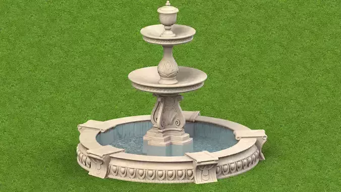 Natural stone fountains