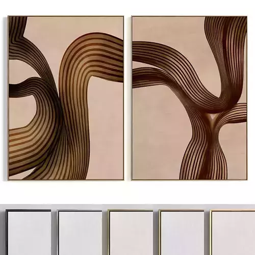 Plaster Two Photo Frame 433