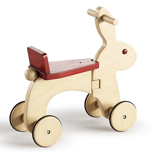 Rabbit toy for Kids 3D model 4