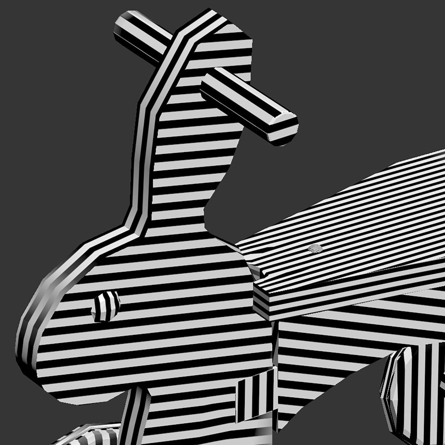 Rabbit toy for Kids 3D model_10