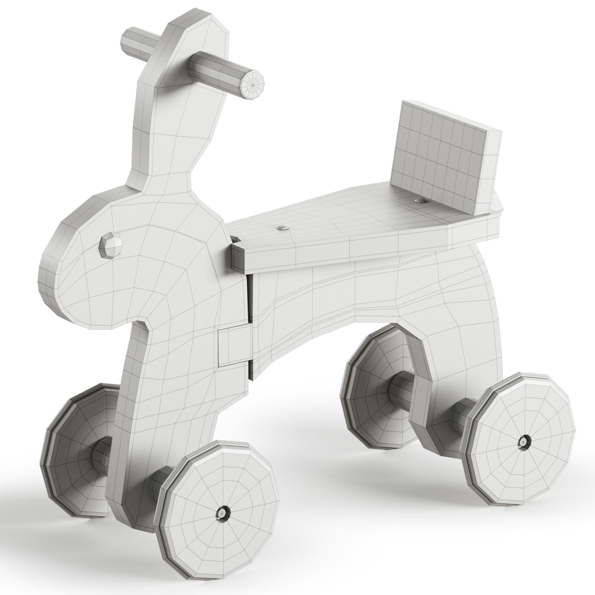 Rabbit toy for Kids 3D model_7