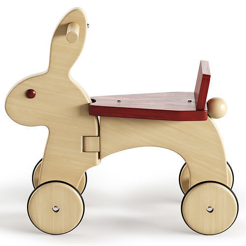 Rabbit toy for Kids 3D model 7