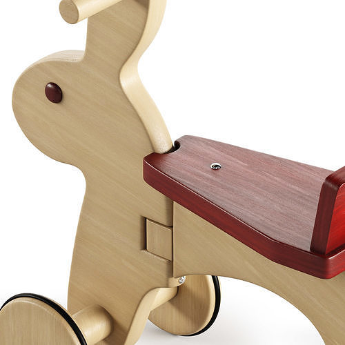 Rabbit toy for Kids 3D model 6