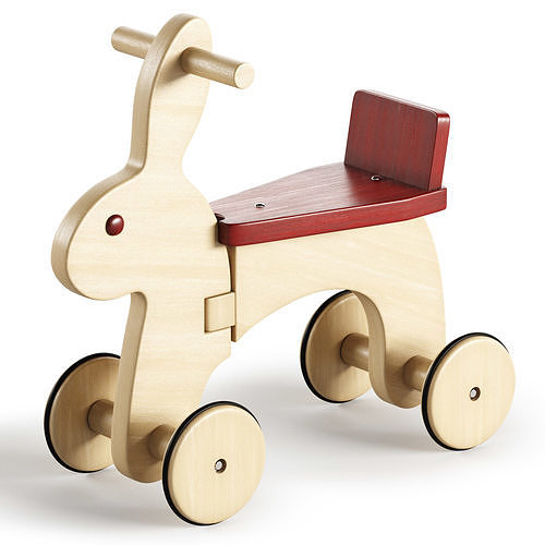 Rabbit toy for Kids 3D model 2