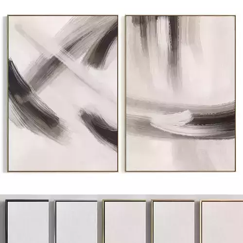 Plaster Two Photo Frame 434