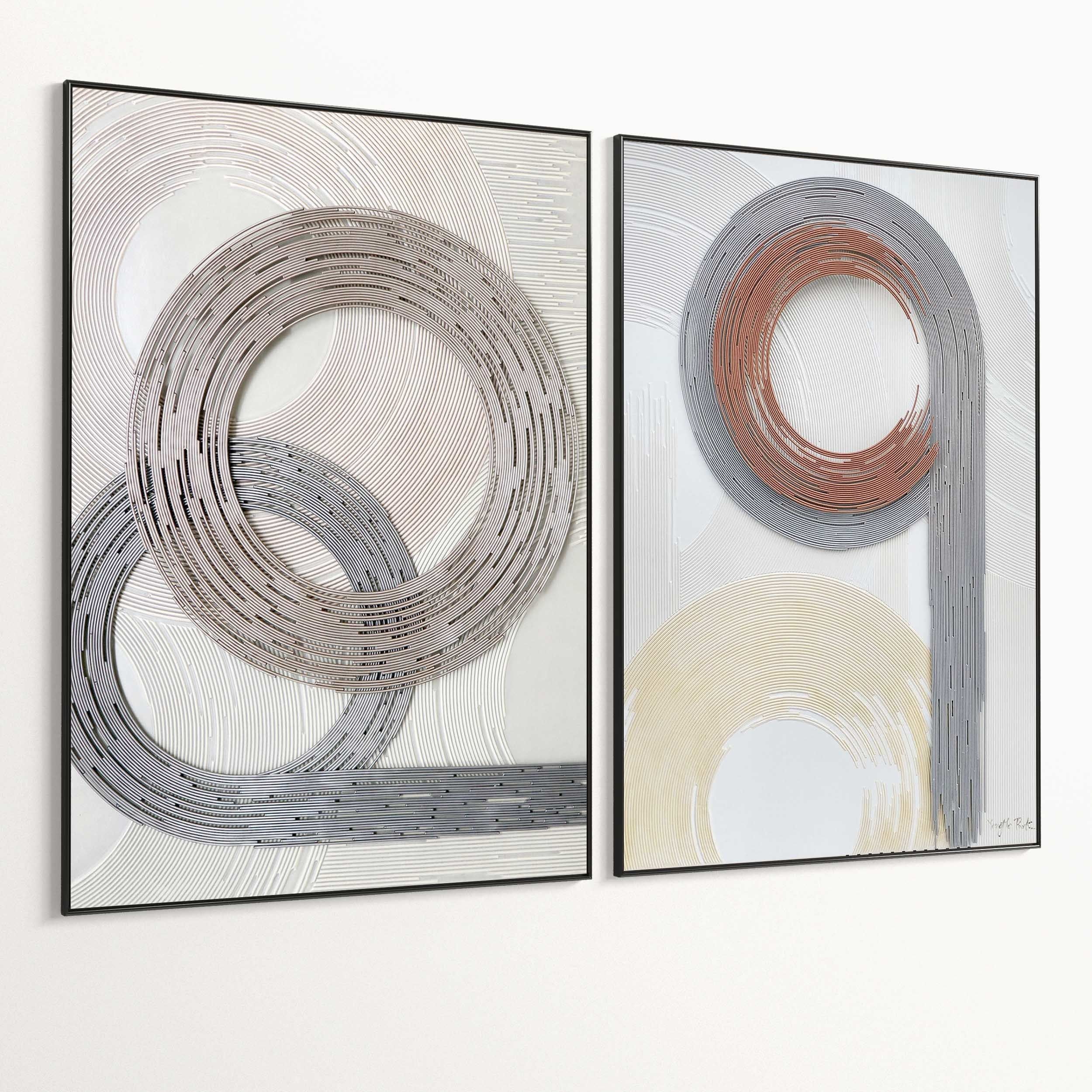 Plaster Two Photo Frame 435 Low-poly 3D model_5