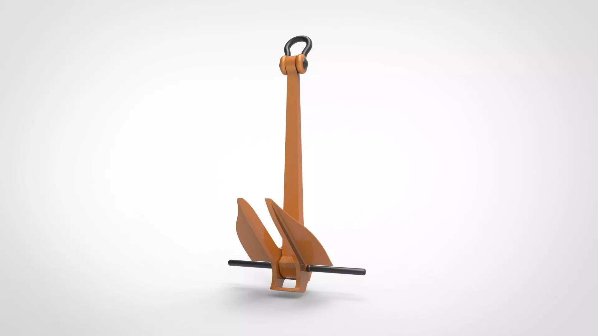 Danforth Anchor 3D model_0