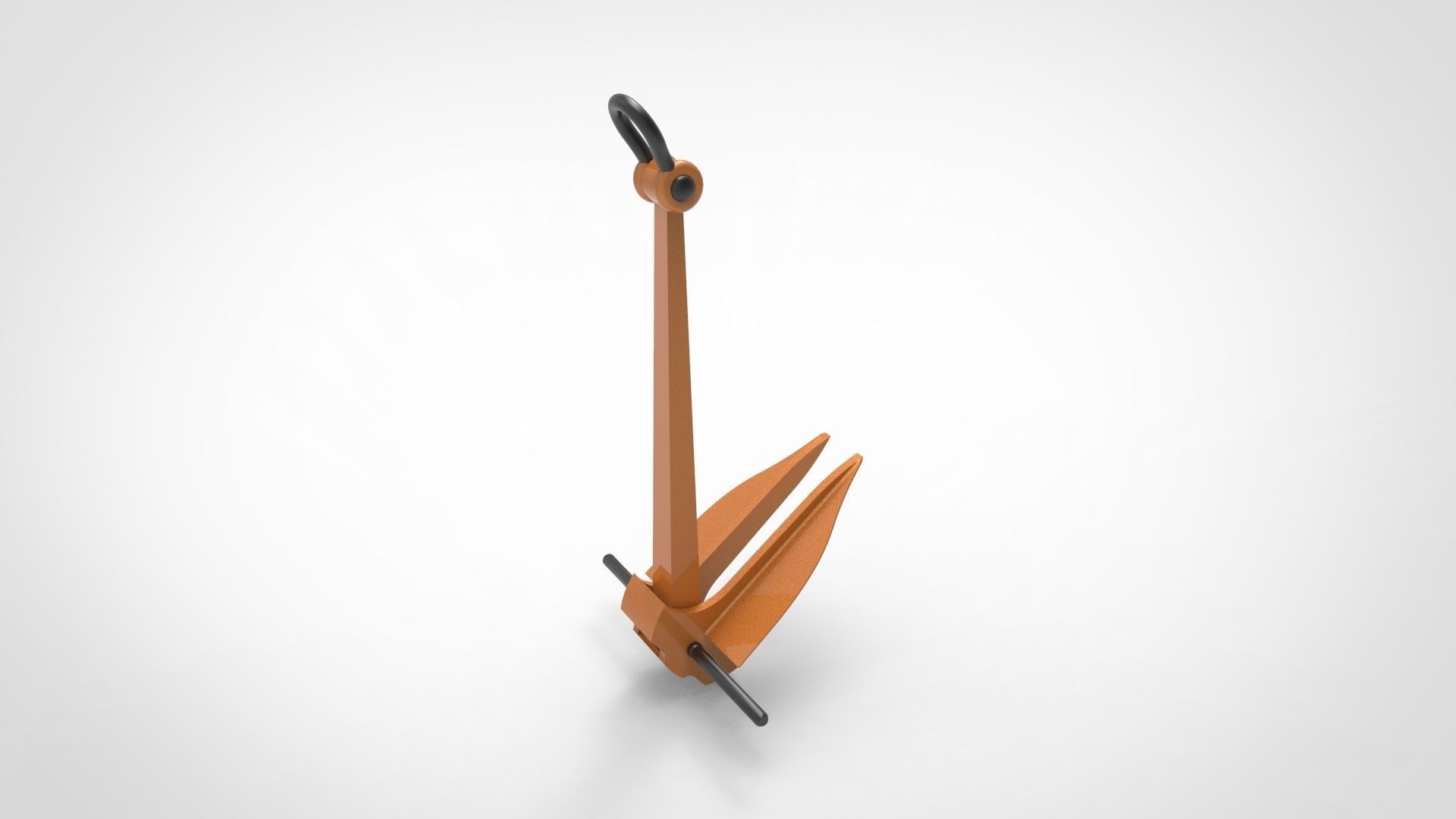 Danforth Anchor 3D model_3