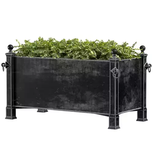 Modern Boxwood in the garden planter RH ArtDeco 3D model Modern Boxwood in the garden planter RH ArtDeco 3D model