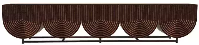 Wooden console table