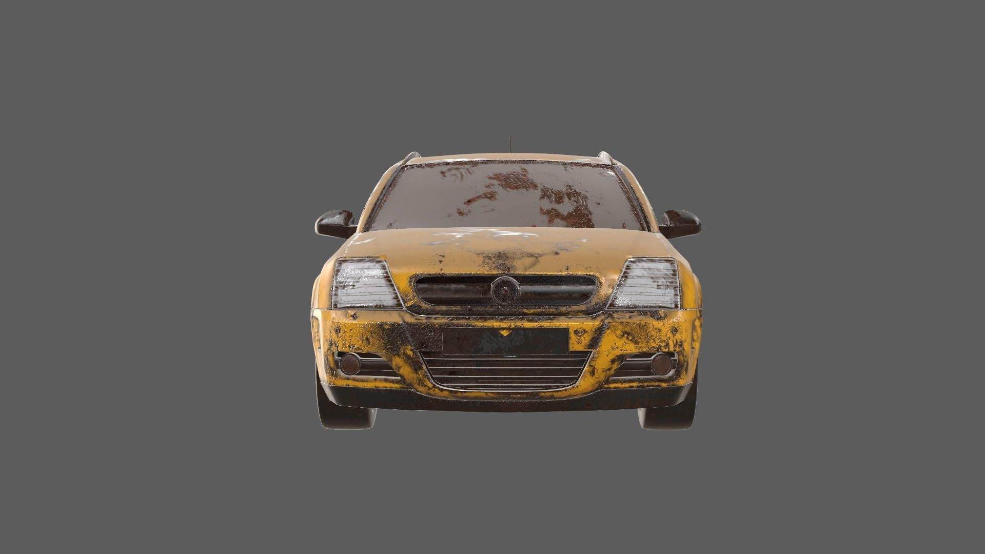 8k abandoned cars destroyed vehicles Low-poly 3D model_41