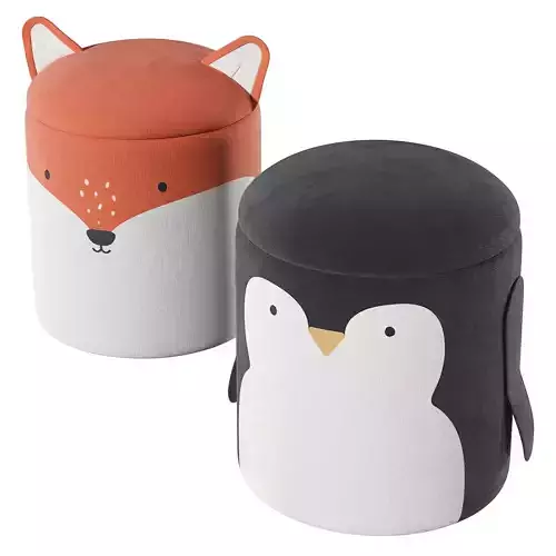 HM childrens storage pouf