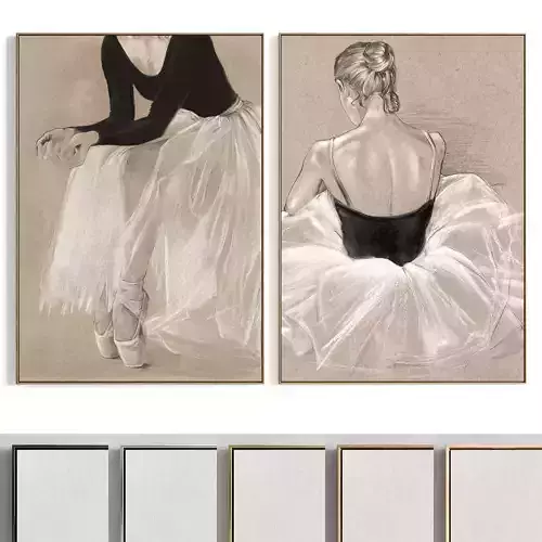 Plaster Two Photo Frame 436