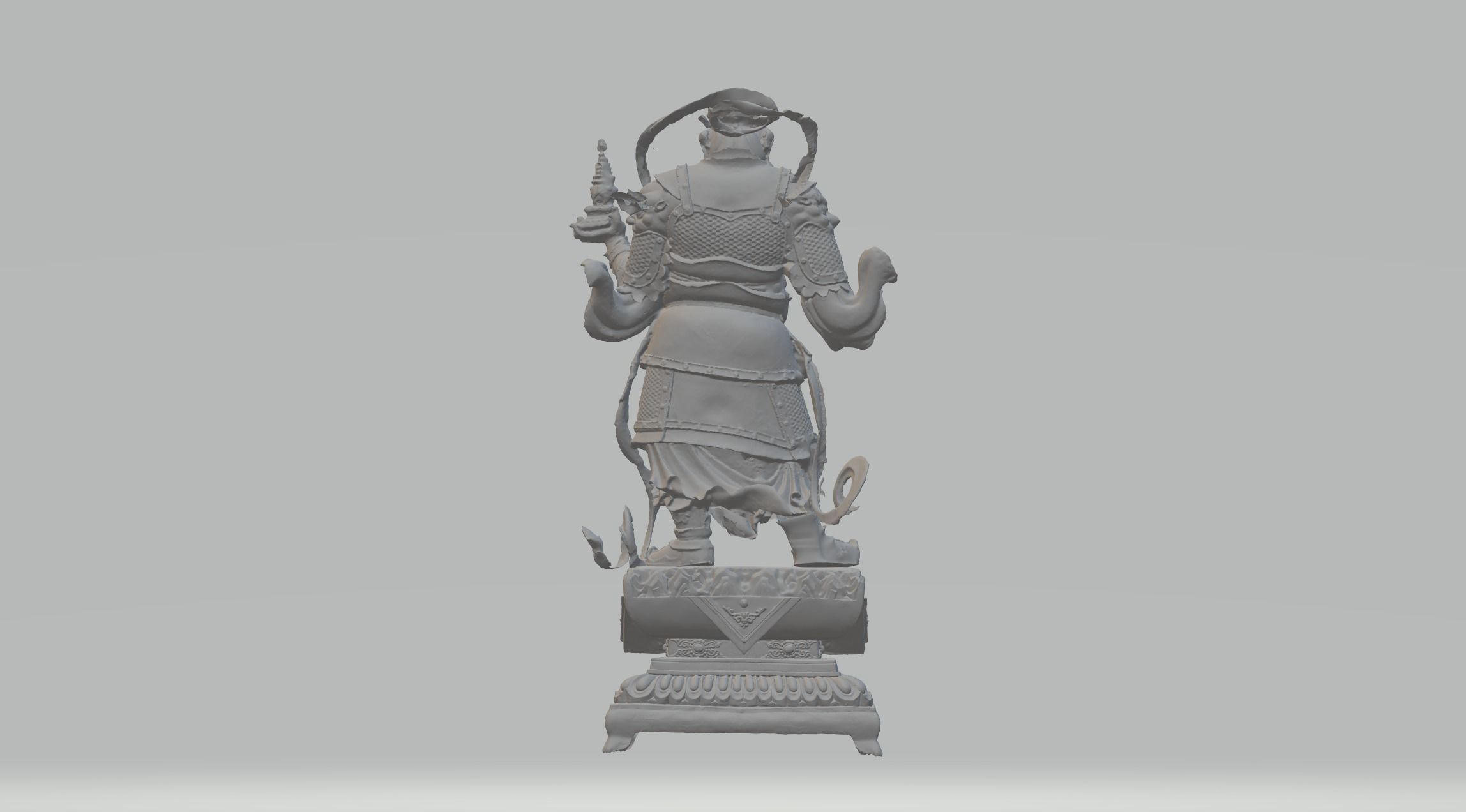 Four Heavenly Kings 3D print model_12