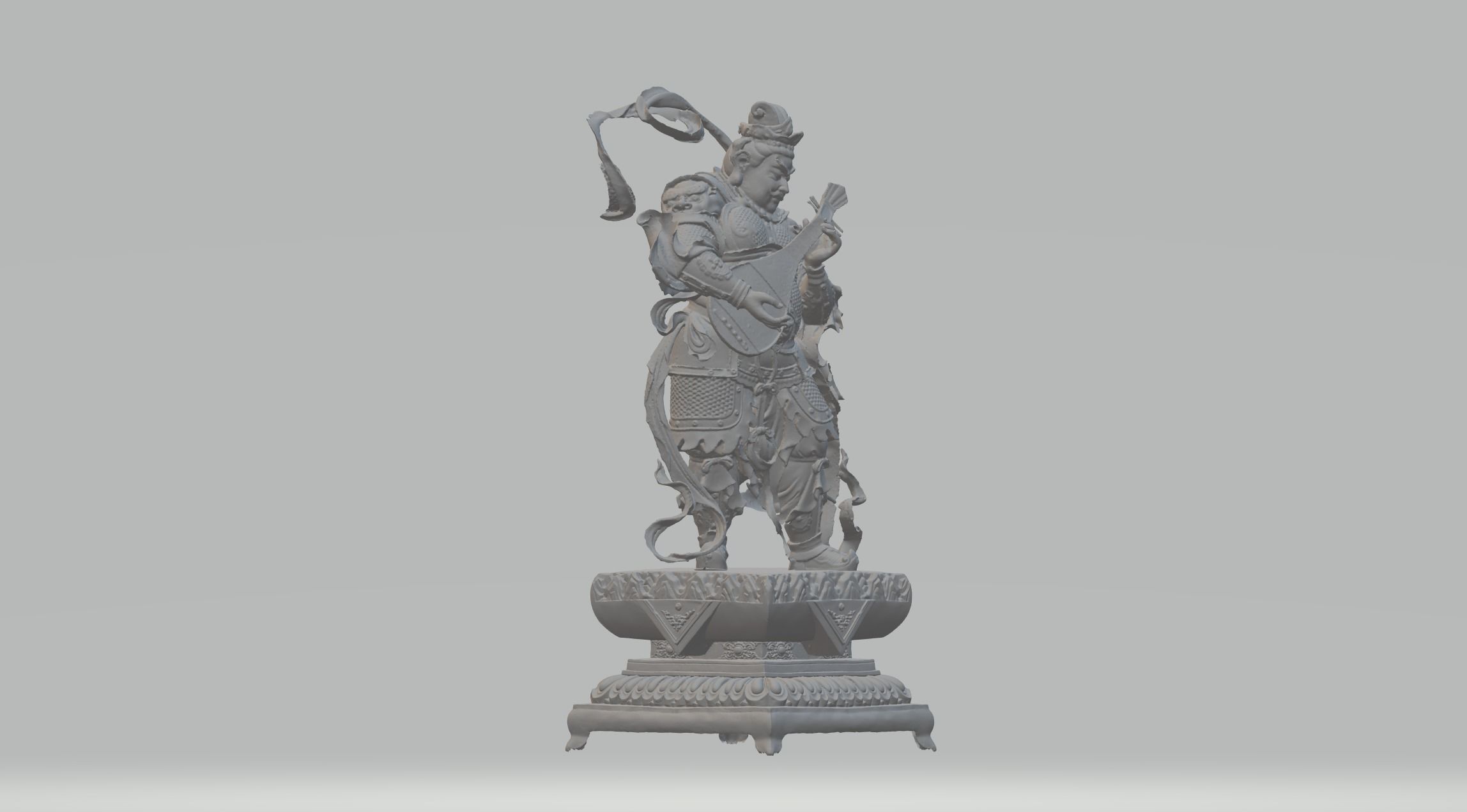 Four Heavenly Kings 3D print model_7