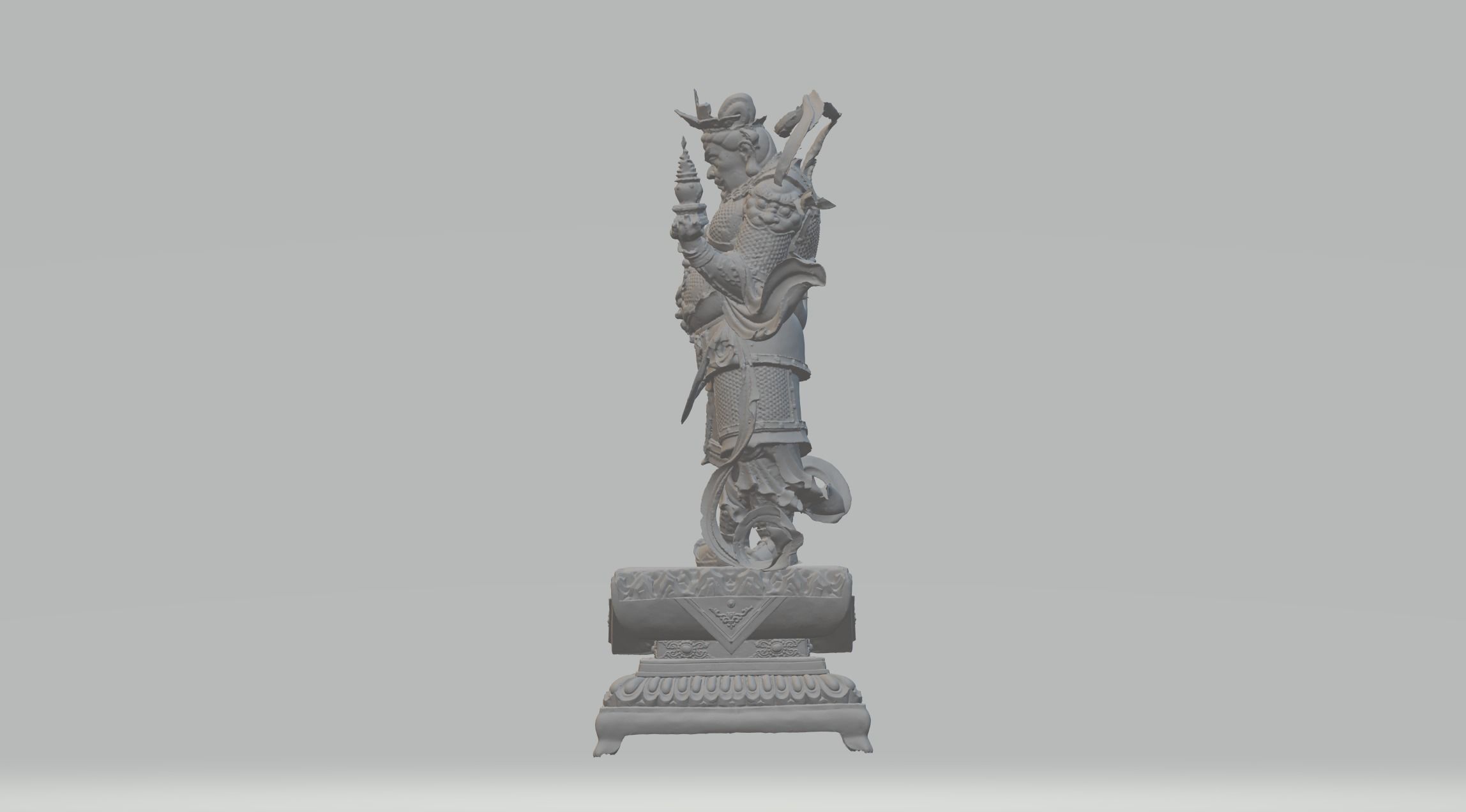 Four Heavenly Kings 3D print model_11