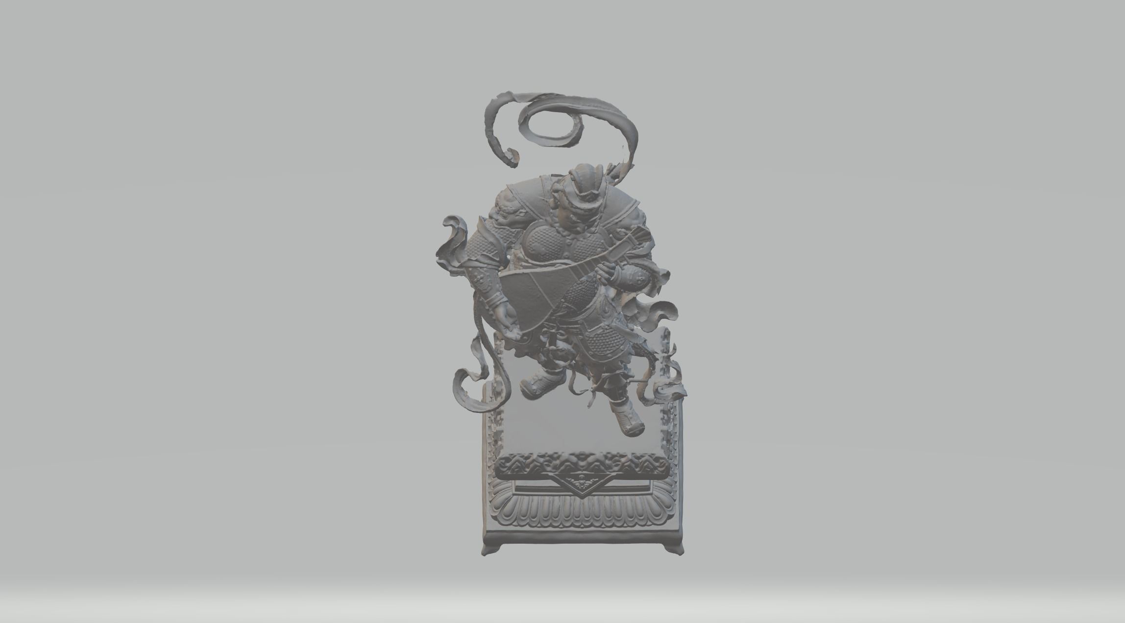 Four Heavenly Kings 3D print model_9