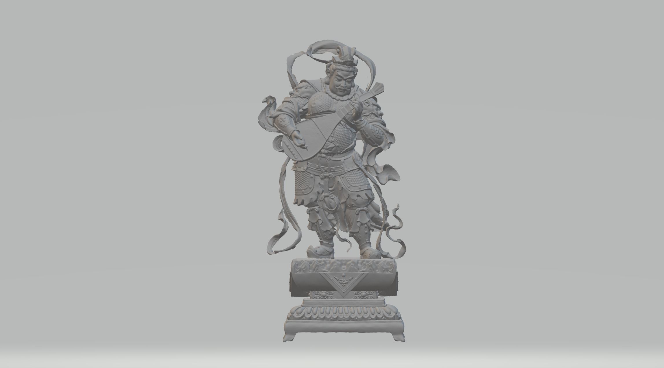 Four Heavenly Kings 3D print model_1