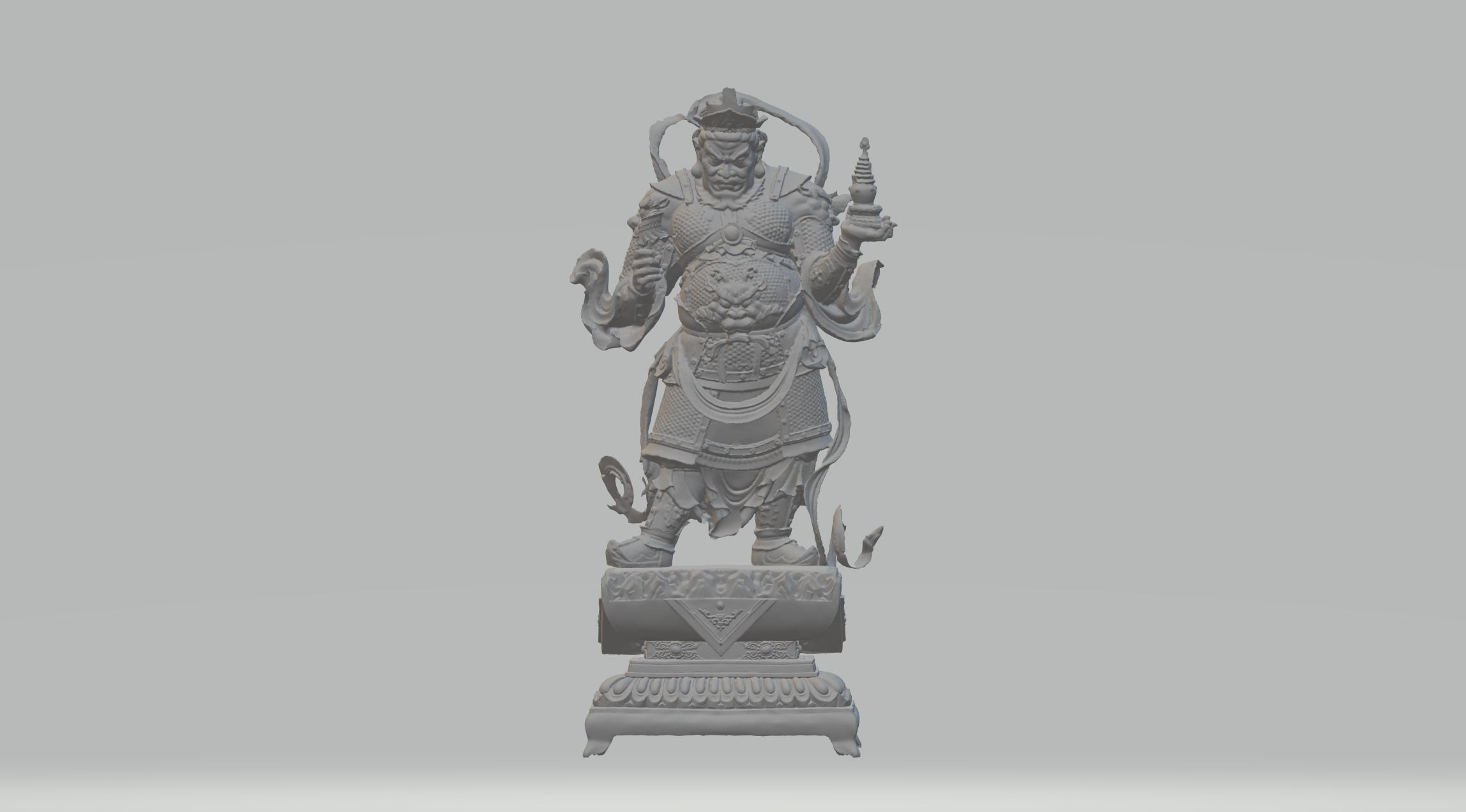 Four Heavenly Kings 3D print model_10
