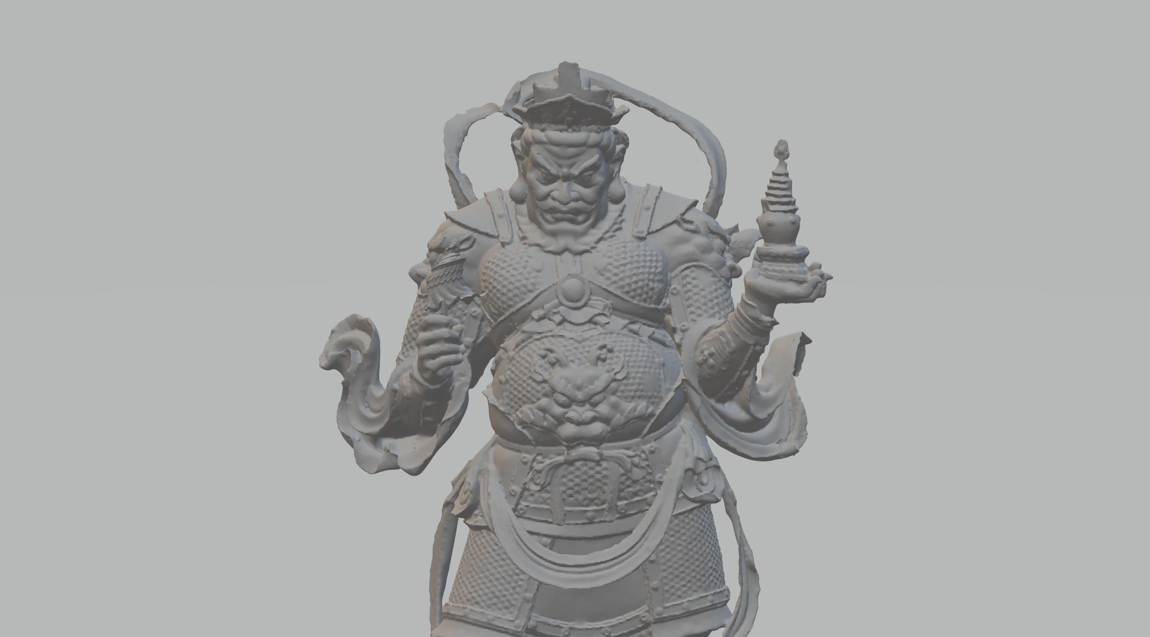 Four Heavenly Kings 3D print model_3