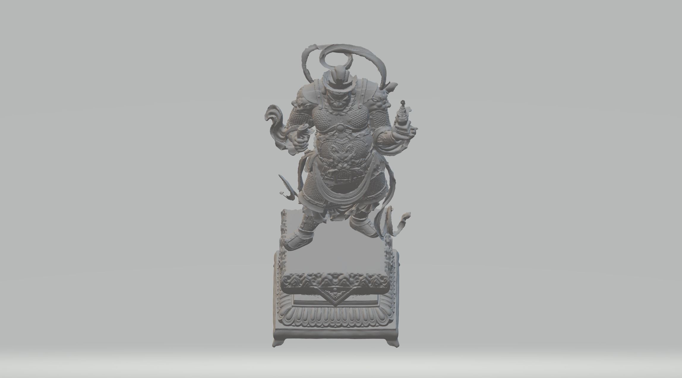 Four Heavenly Kings 3D print model_4
