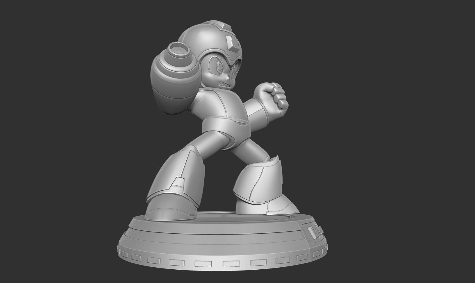 Angry Mega Man 3D print model_15