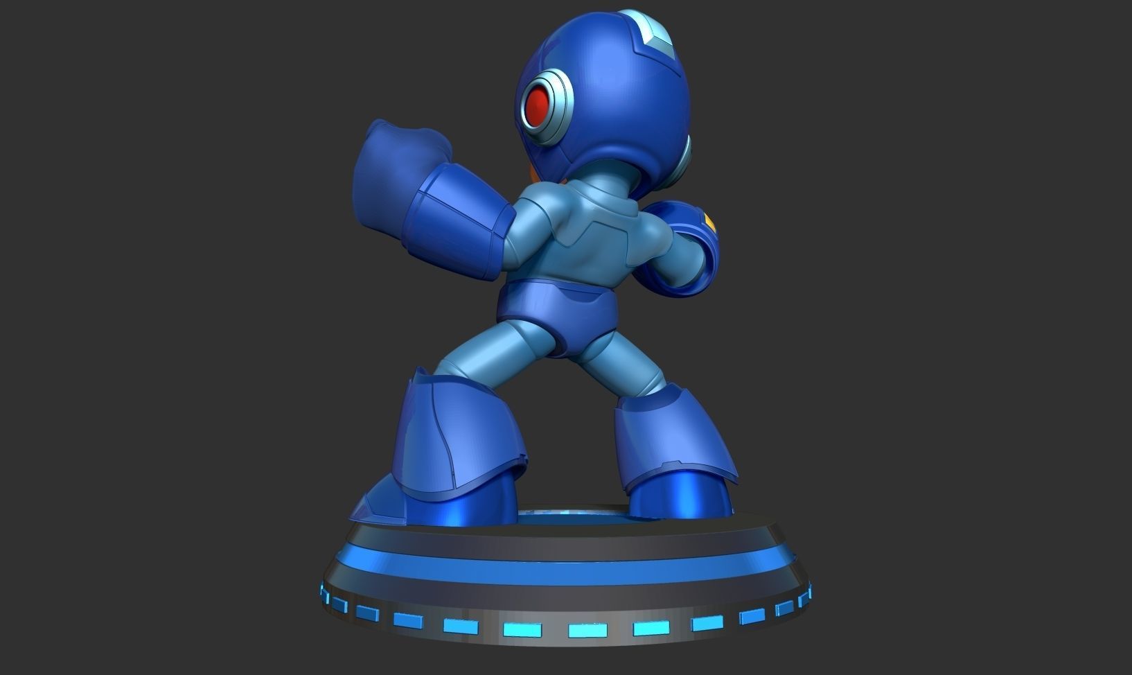 Angry Mega Man 3D print model_18