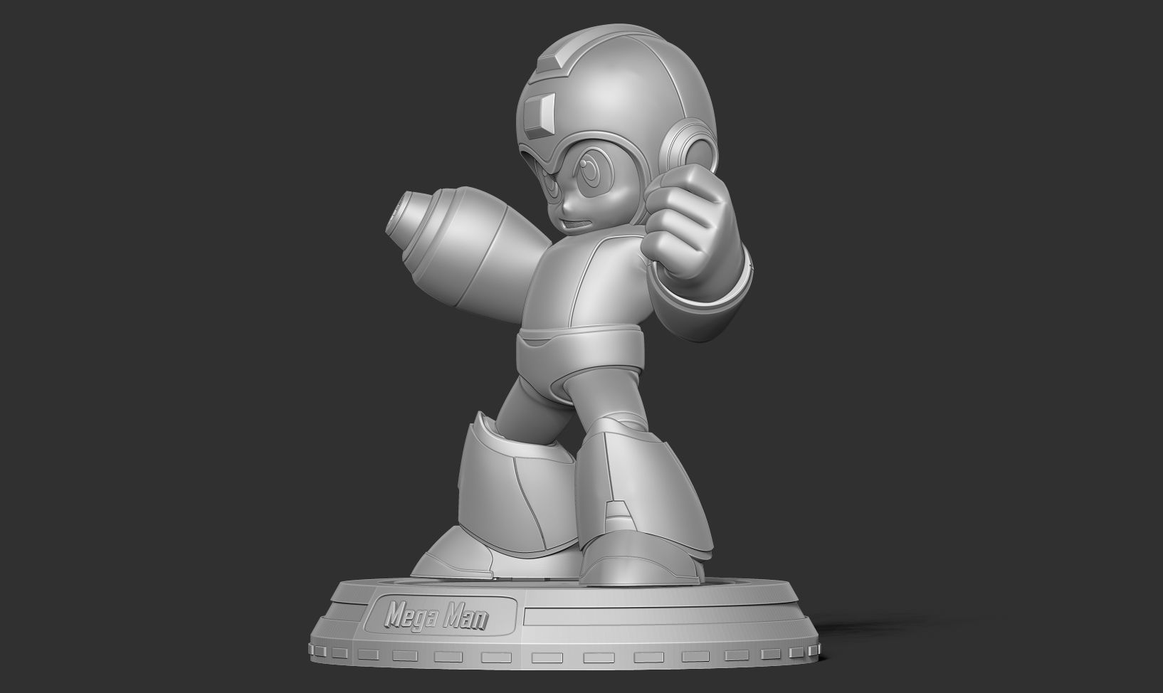 Angry Mega Man 3D print model_11
