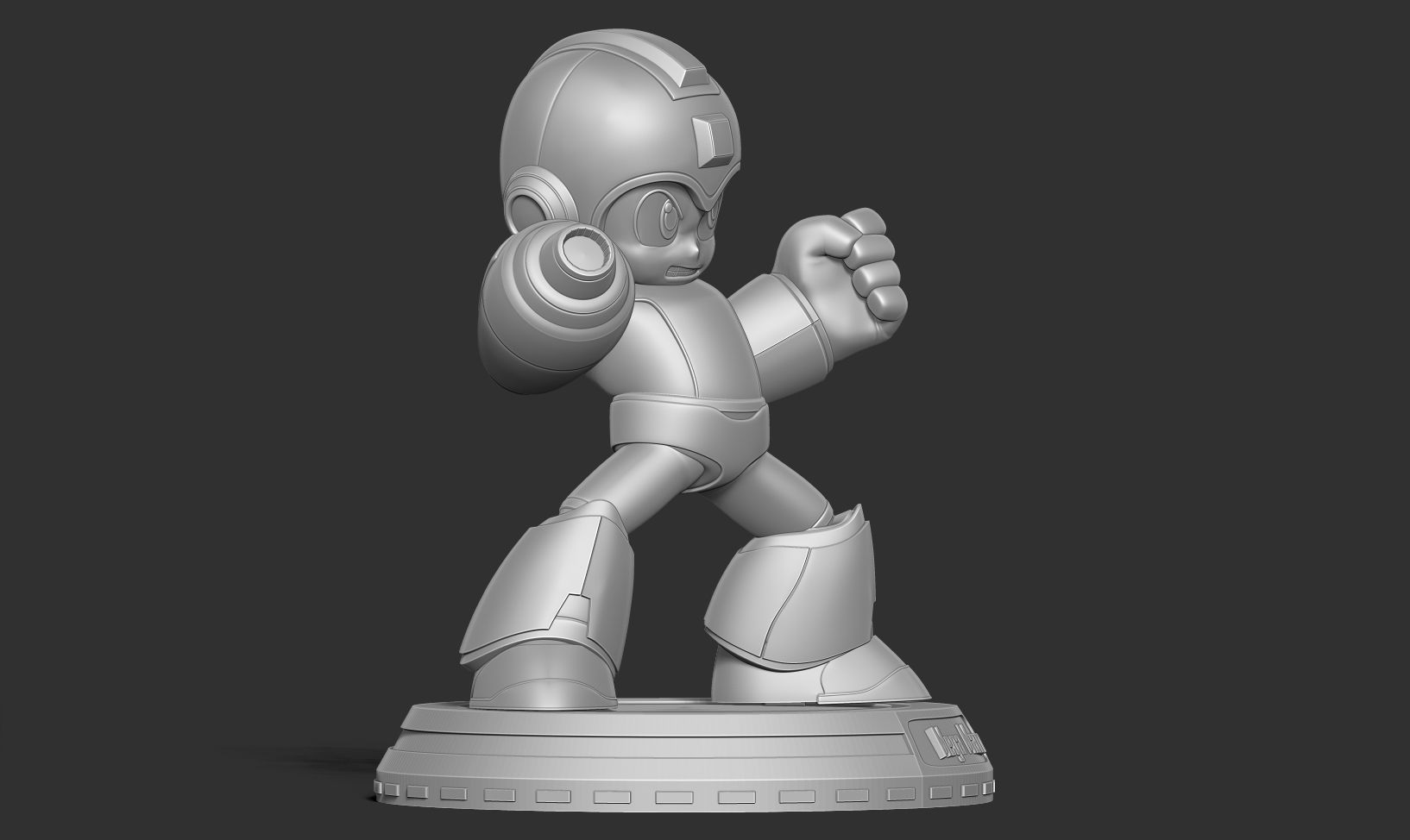 Angry Mega Man 3D print model_13