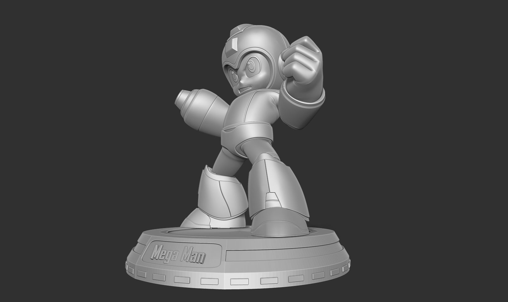 Angry Mega Man 3D print model_17