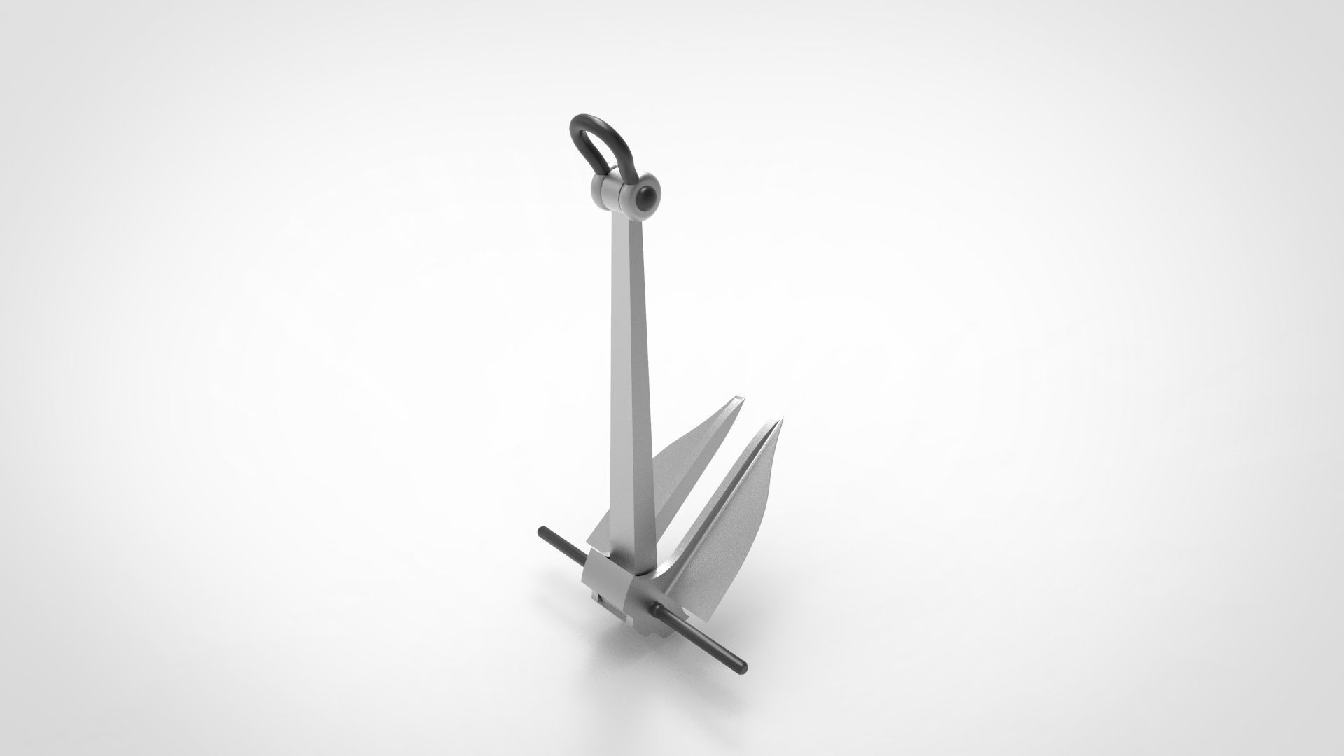Danforth Anchor 3D model_4