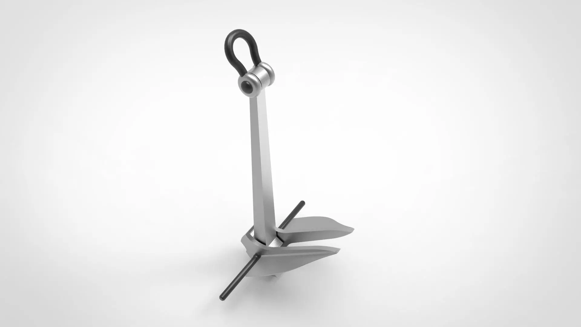Danforth Anchor 3D model_0