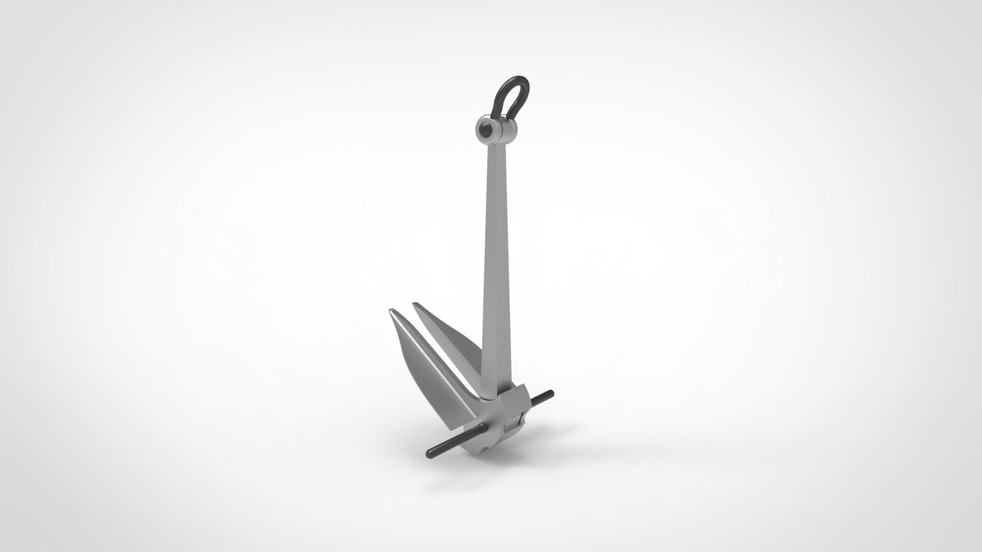 Danforth Anchor 3D model_3