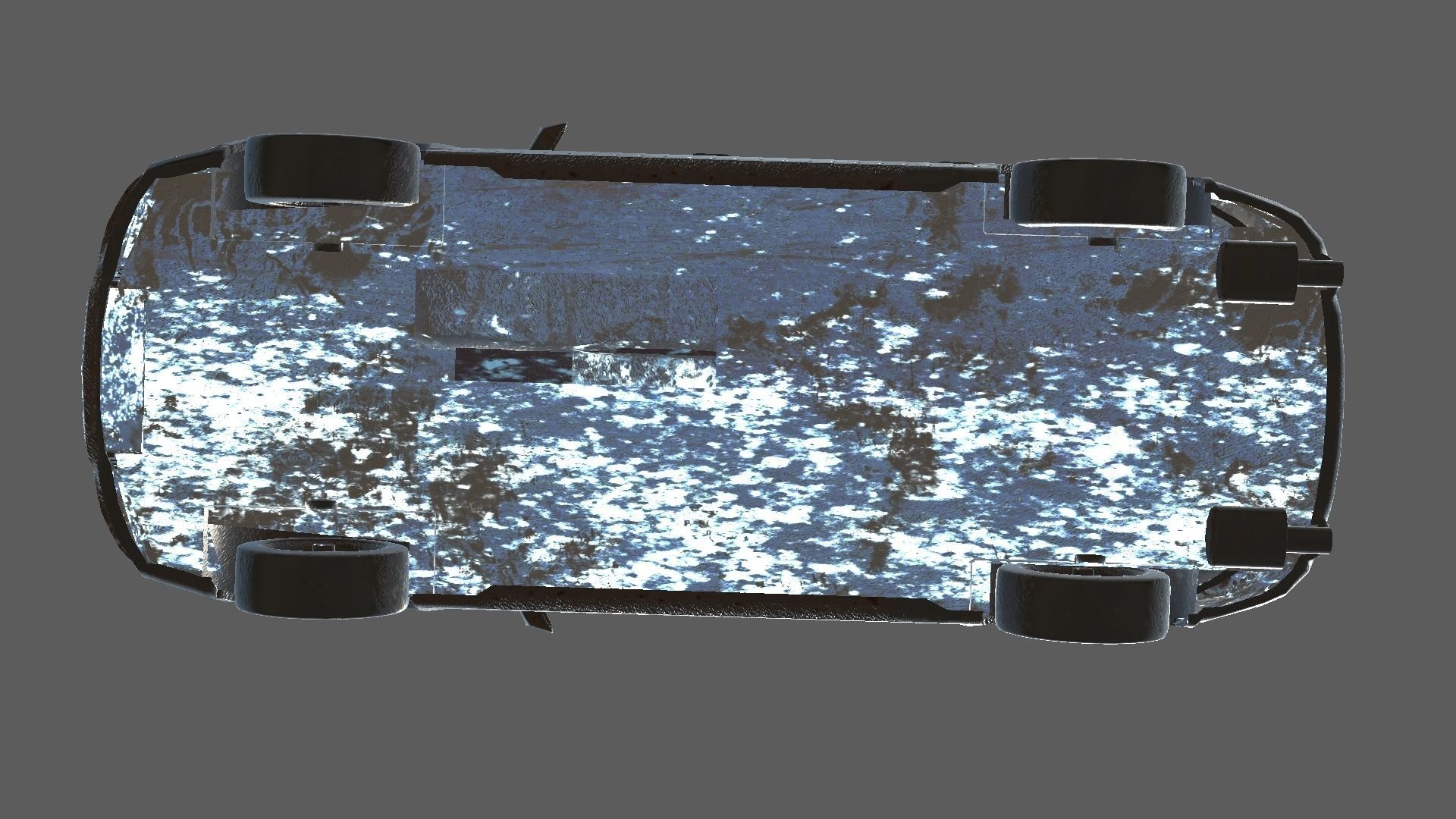 abandoned cars destroyed vehicles Low-poly 3D model_32