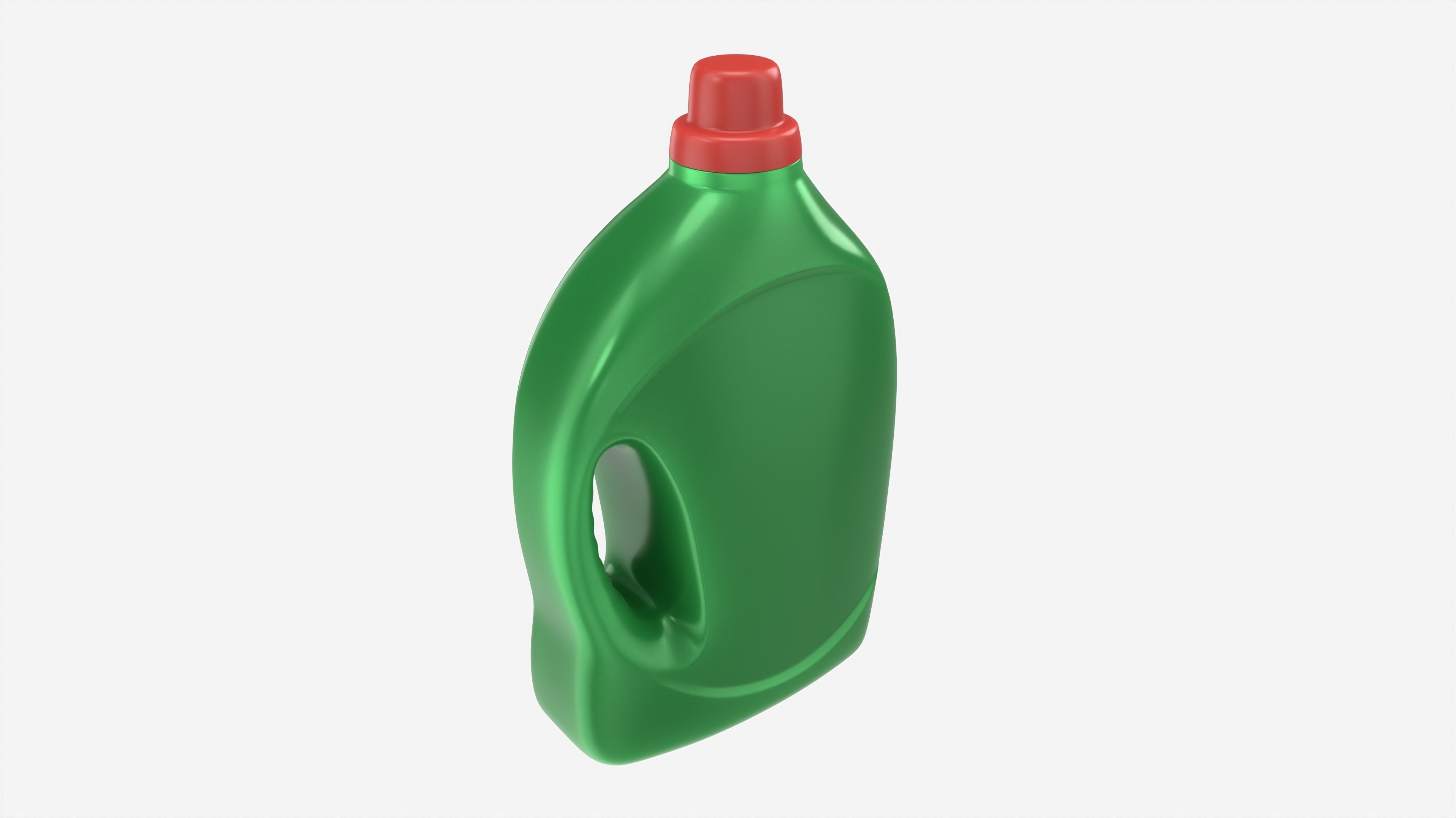 Plastic Bottle with Handle Mockup 02 3D model_1