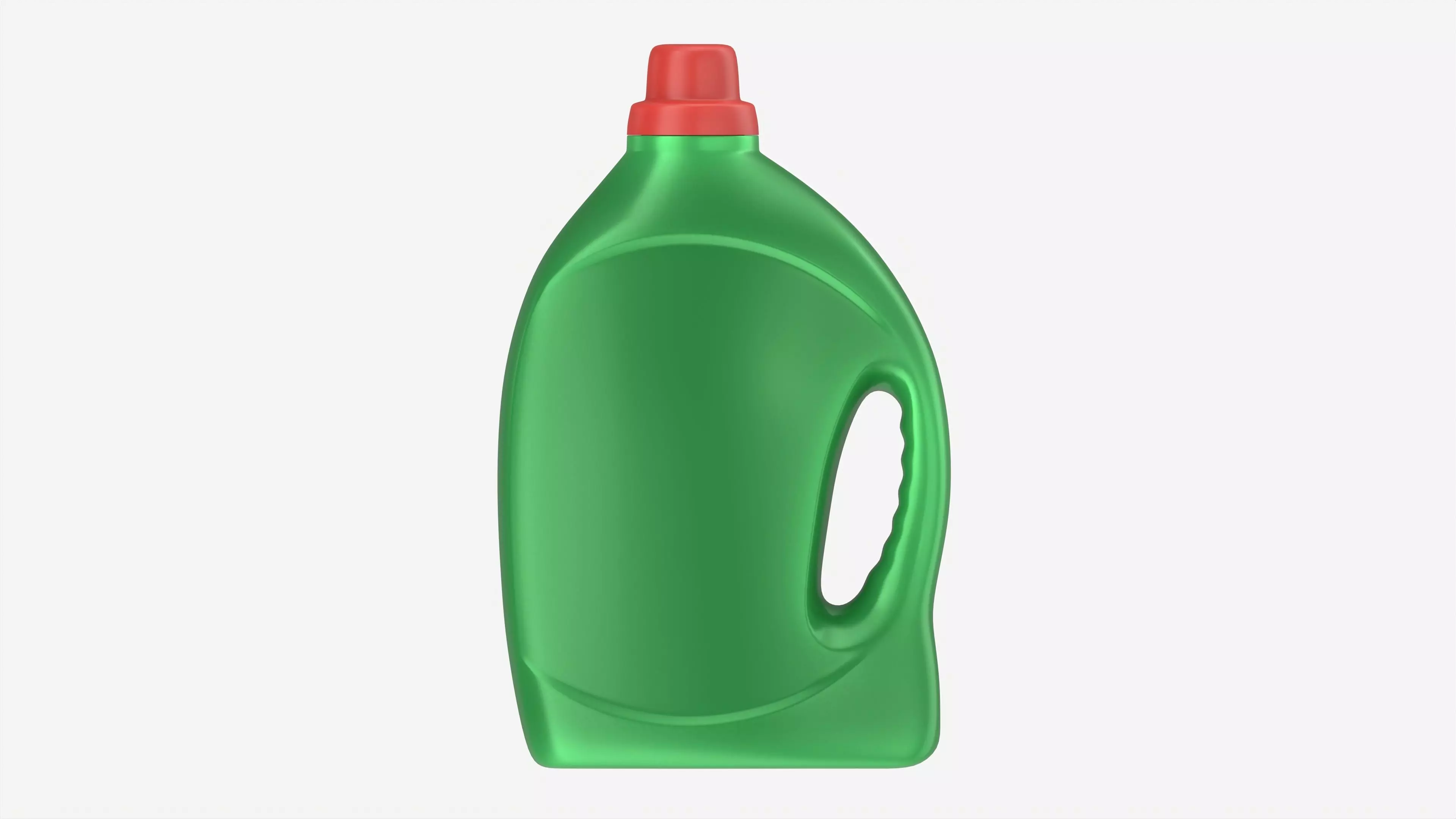 Plastic Bottle with Handle Mockup 02 3D model_0