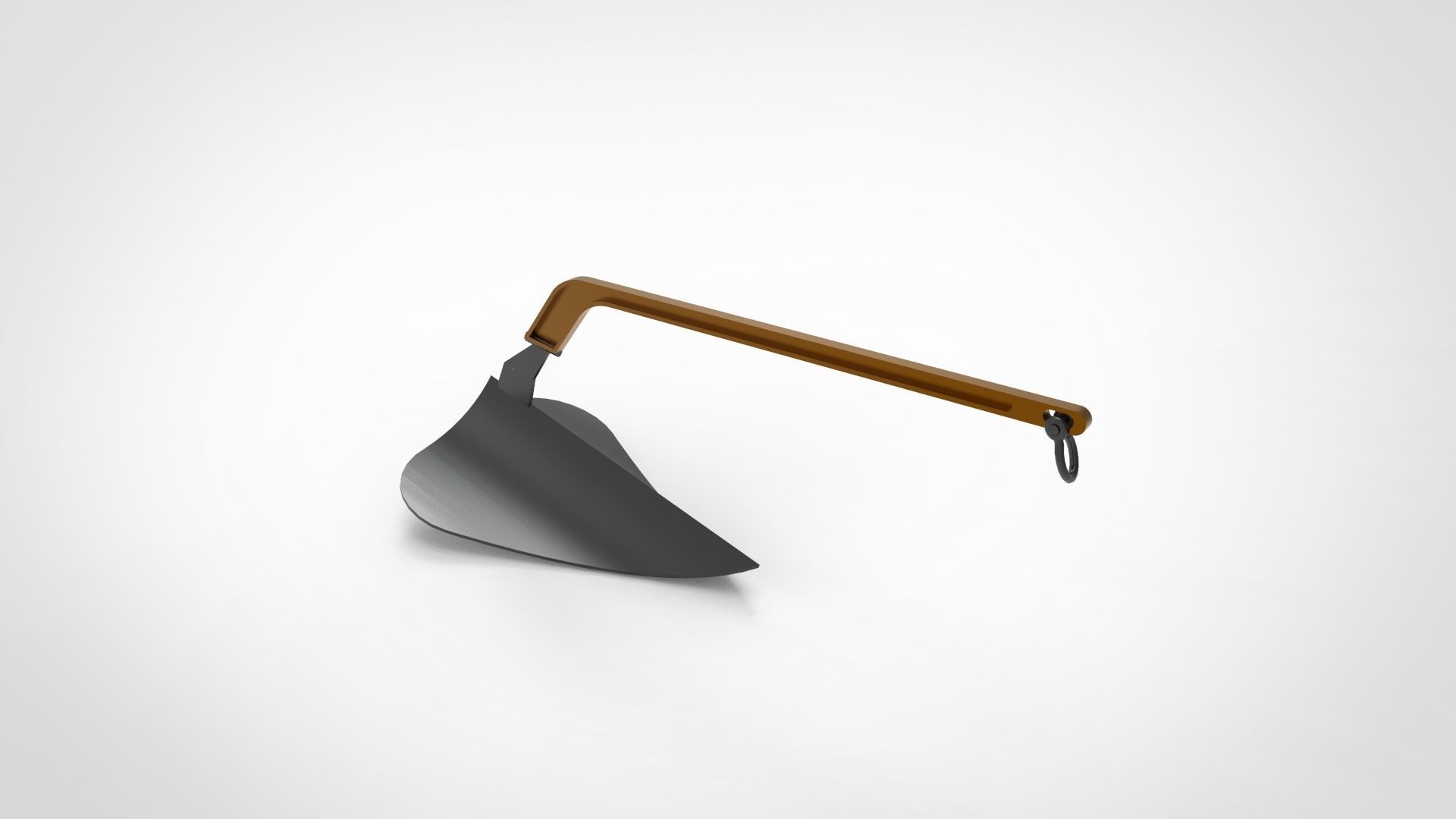 Plow Anchor 3D model_3