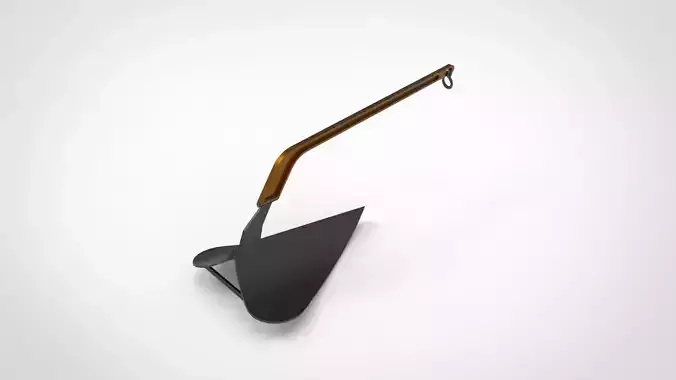 Plow Anchor 3D model