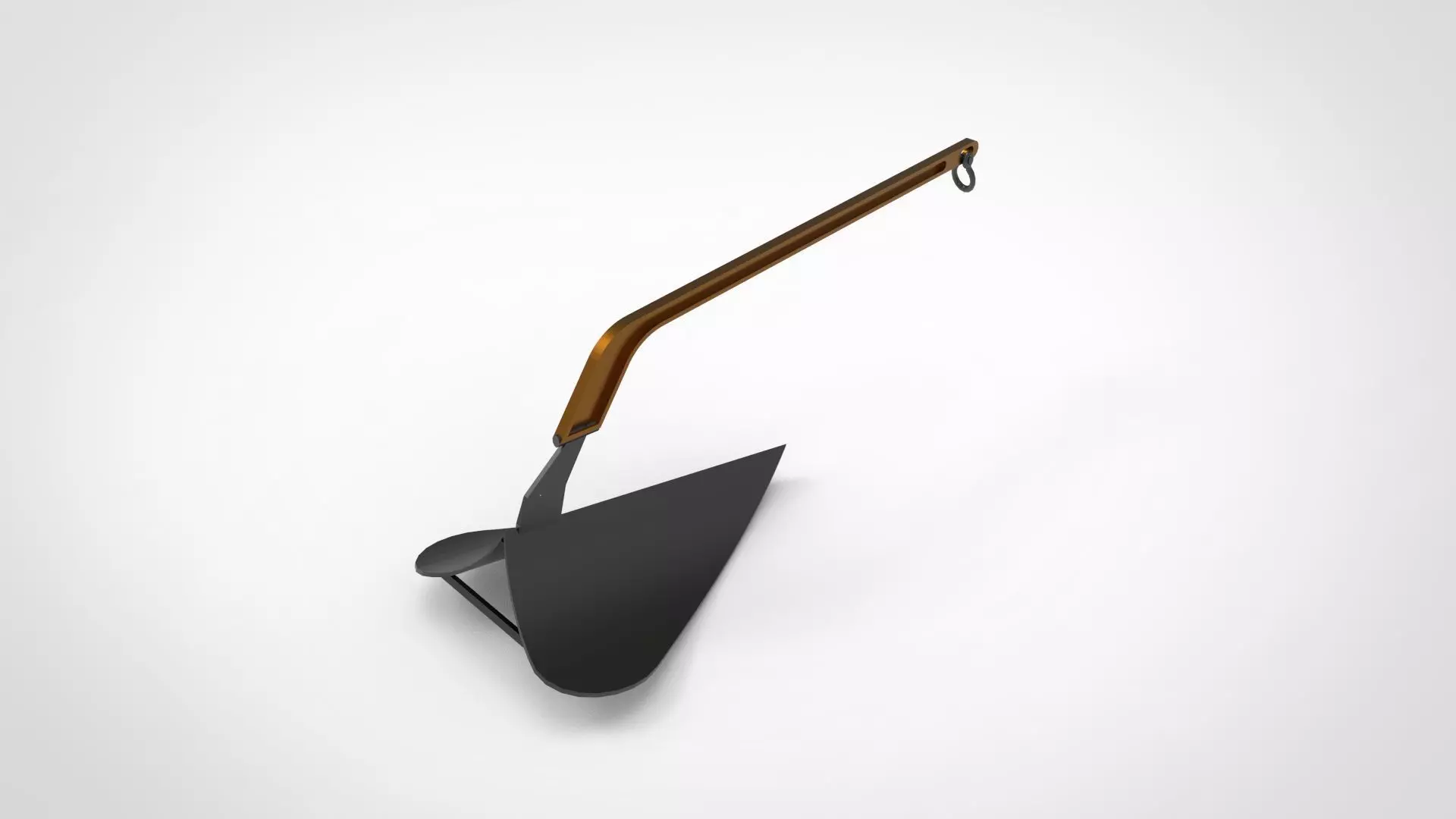 Plow Anchor 3D model_0