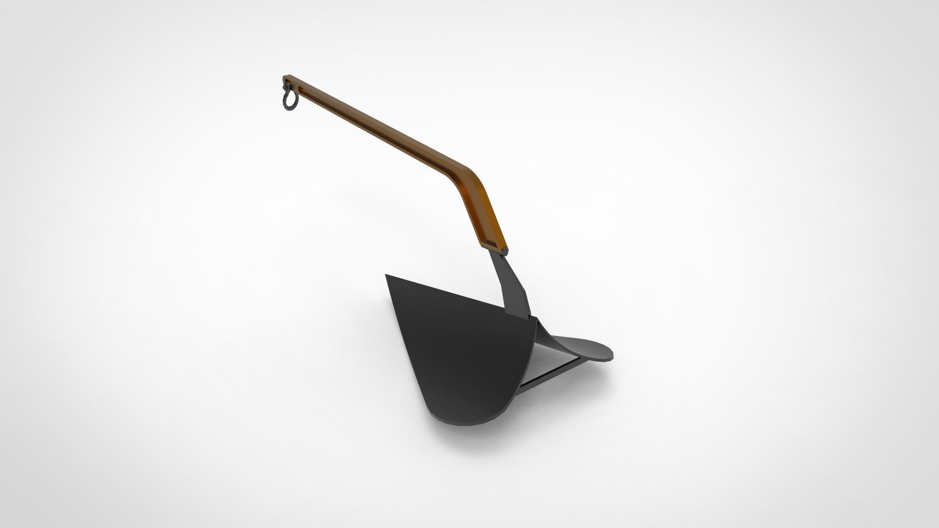 Plow Anchor 3D model_2