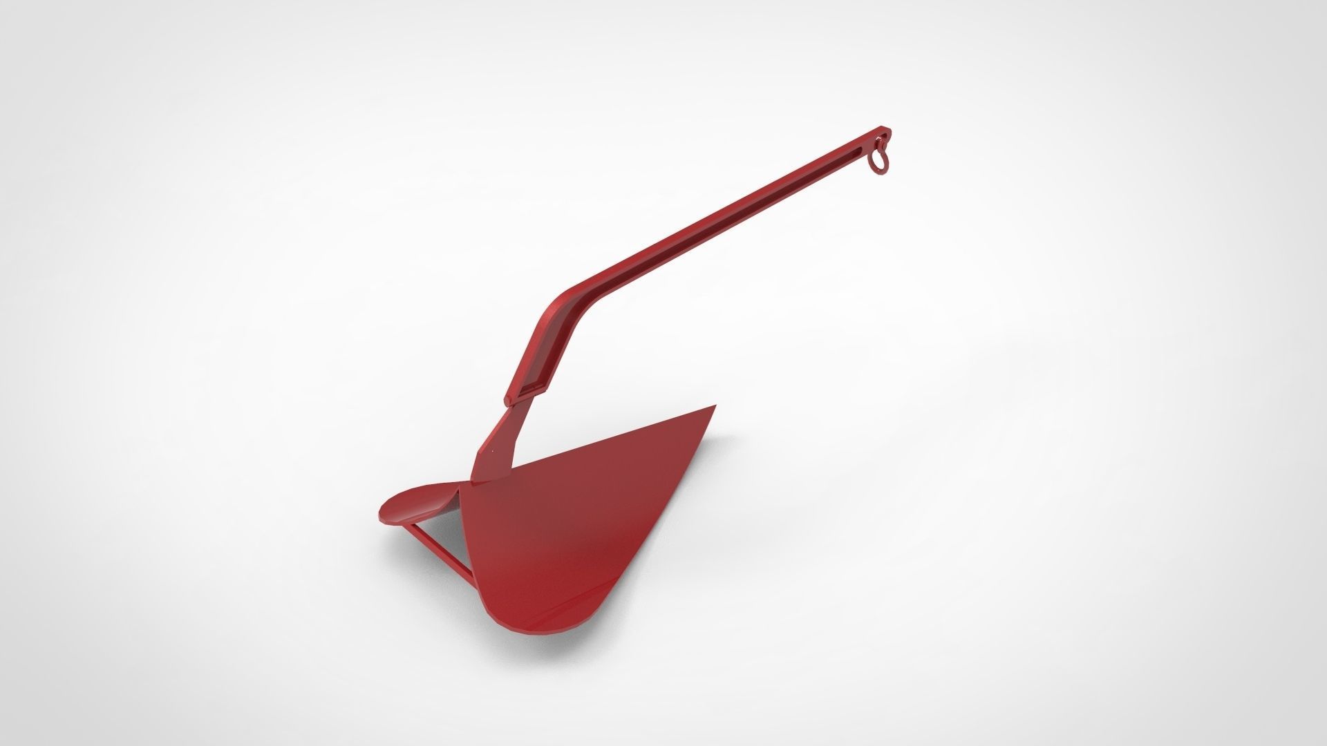 Plow Anchor 3D model_2