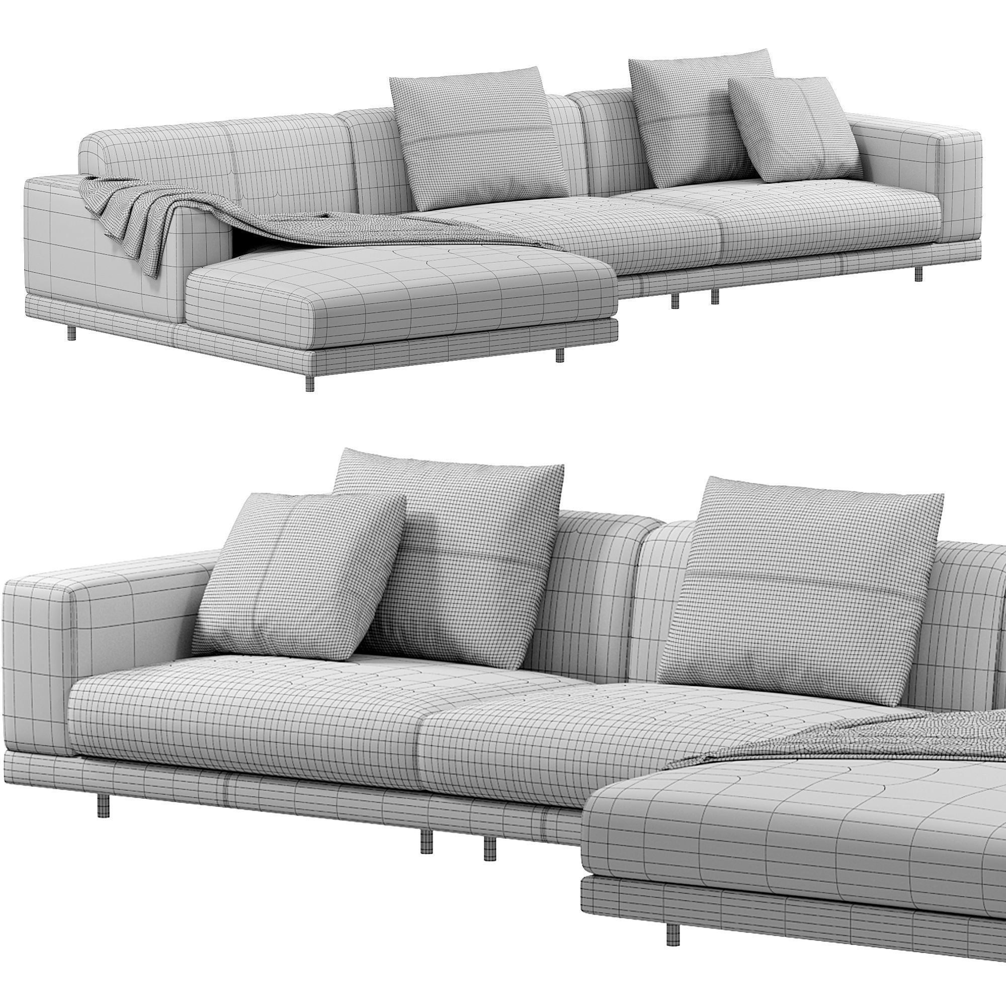 NEVYLL Sofa by Ditre Italia 3D model_3