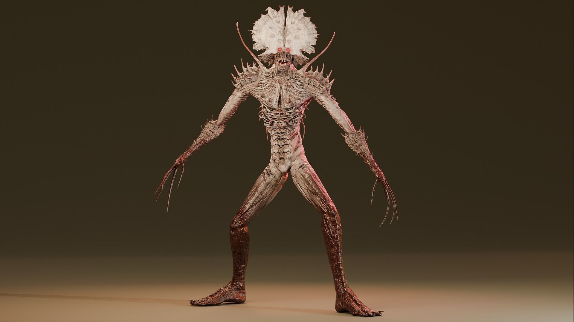 Cursed Demon  Low-poly 3D model_6
