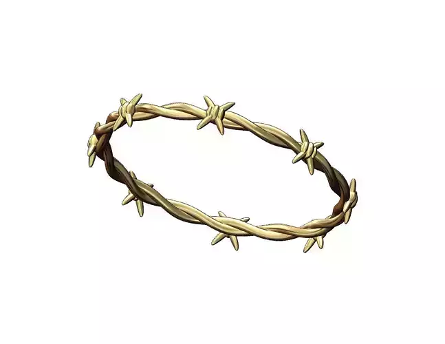 Thornes barbwire bangle 3D print model