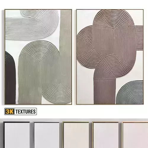 Plaster Two Photo Frame 440