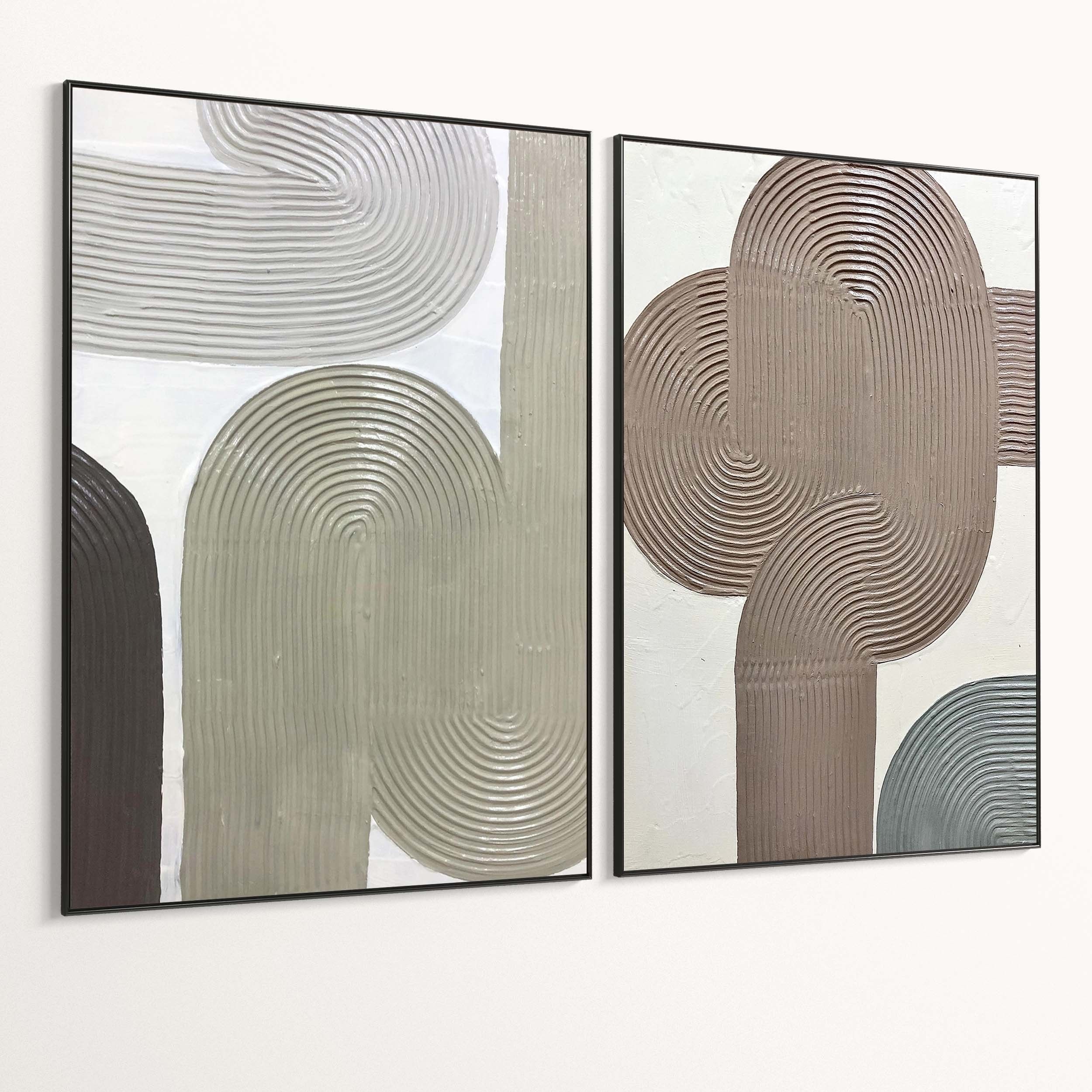 Plaster Two Photo Frame 440 Low-poly 3D model_5