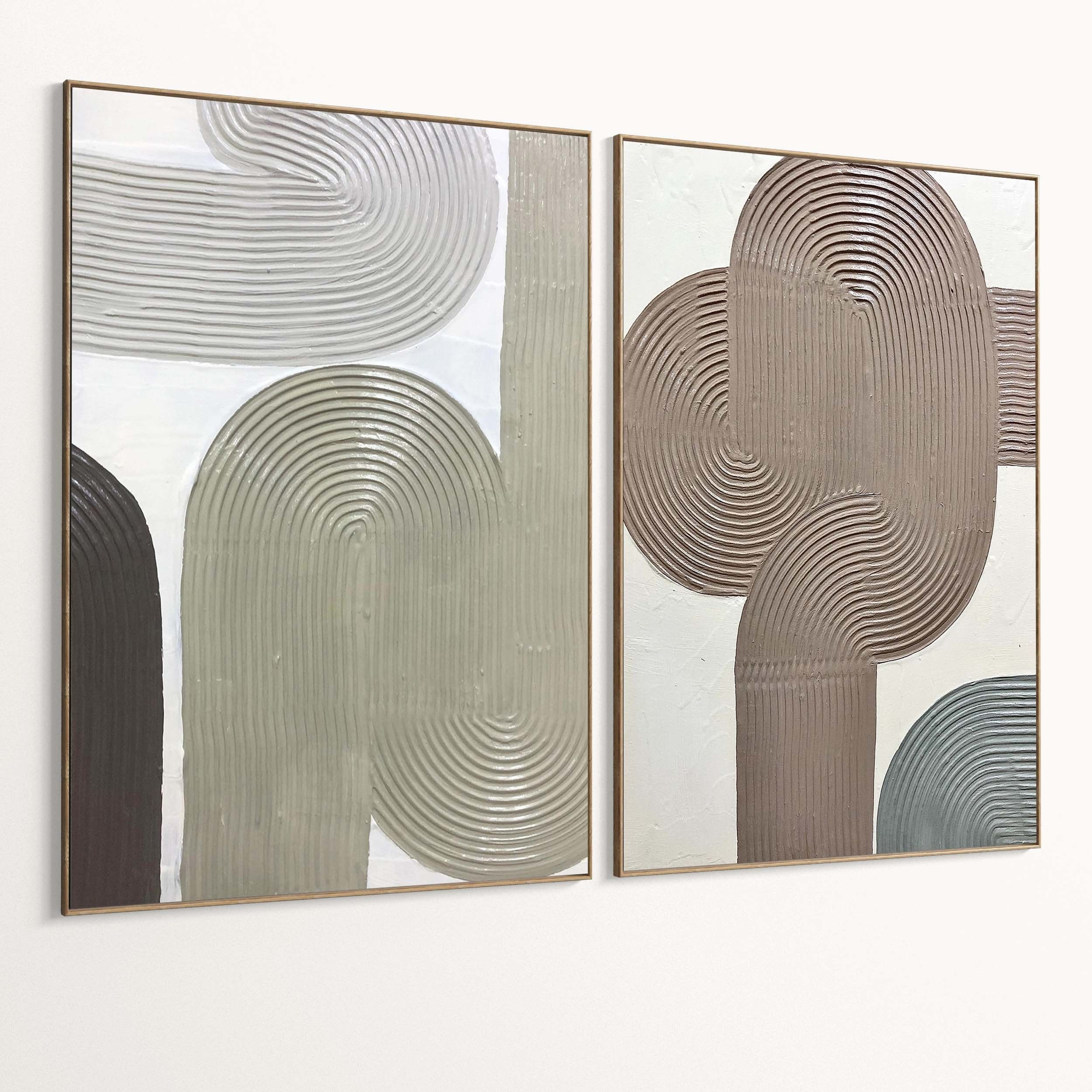 Plaster Two Photo Frame 440 Low-poly 3D model_1