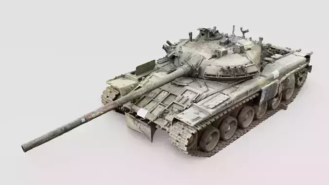 Russian T-72 tank destroyed by Ukrainian army