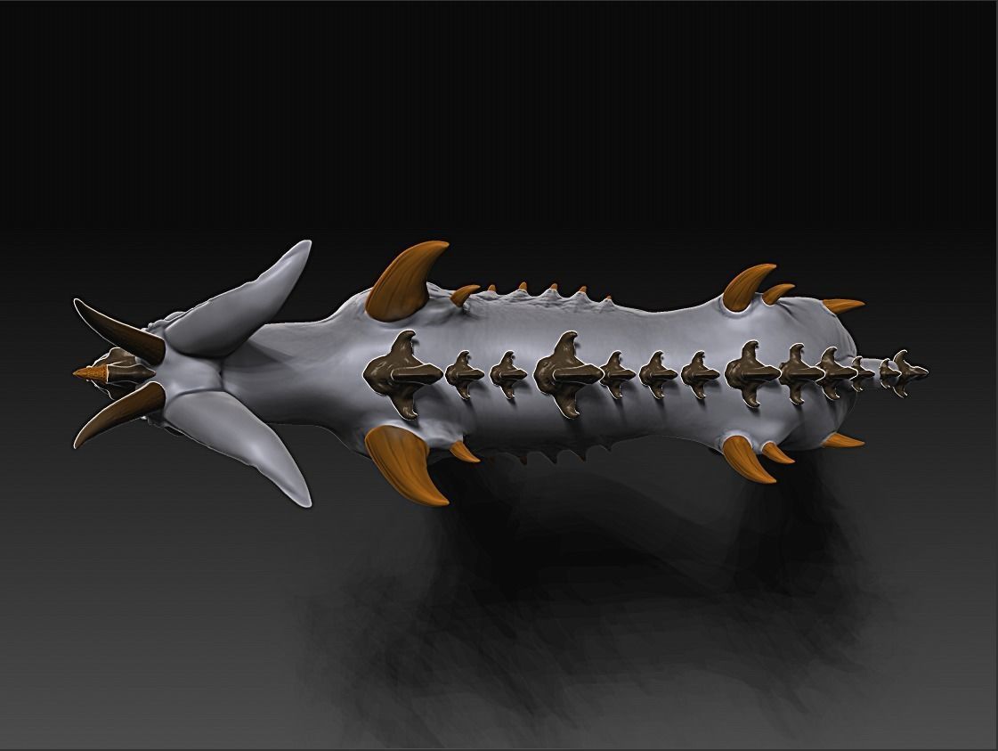 Demon with a goat head 3D model_11