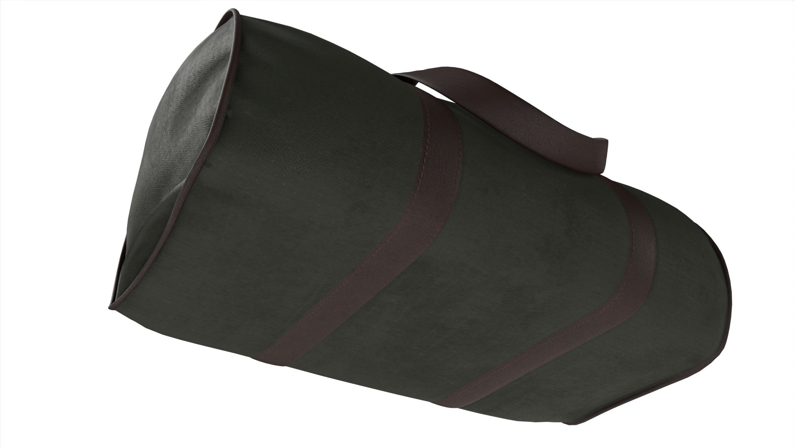 Duffle Bag Low-poly 3D model_7